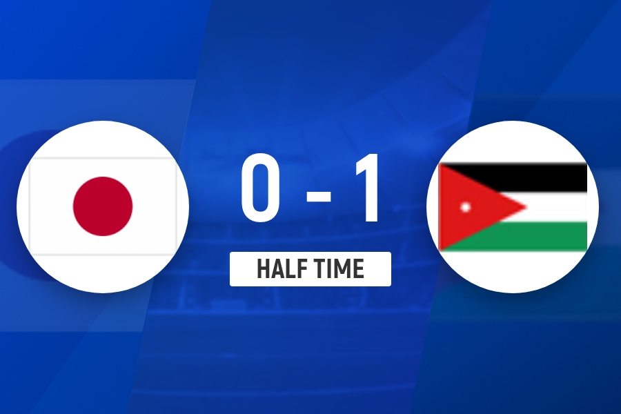 世界杯高清比赛观看平台-半场-日本U23队暂0-1约旦 日本U23本届亚洲杯0失球纪录告终
